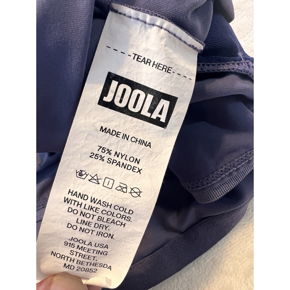 Joola Women's Court Tank Top, Pickleball Tennis Purple Small Bra Cropped - Picture 5 of 5